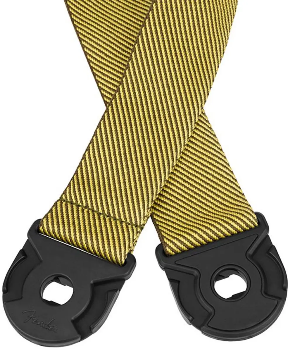 Fender Quick Grip Locking-End Strap - Gitaarband - Zwart
