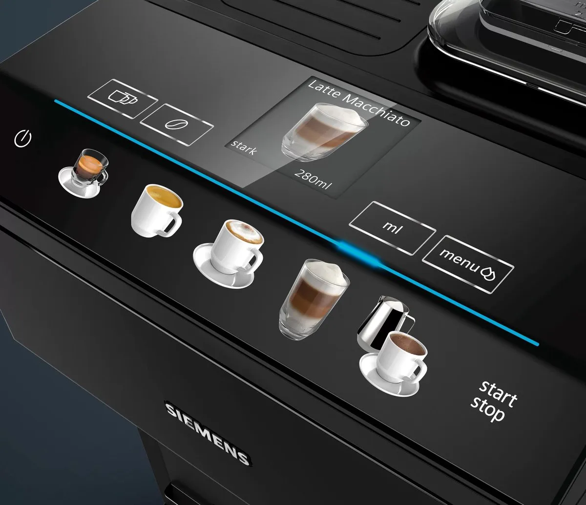 Siemens TQ503DO Koffiemachine - 1.7L - 2 Kopjes - Zwart/Zilver