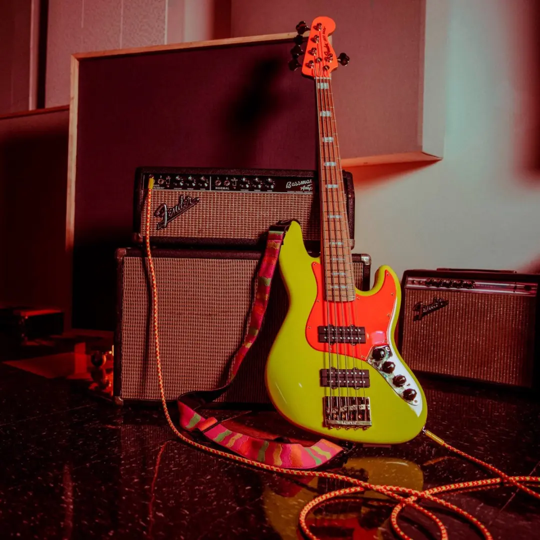 Fender MonoNeon Instrumentkabel 3m - Oranje/Geel