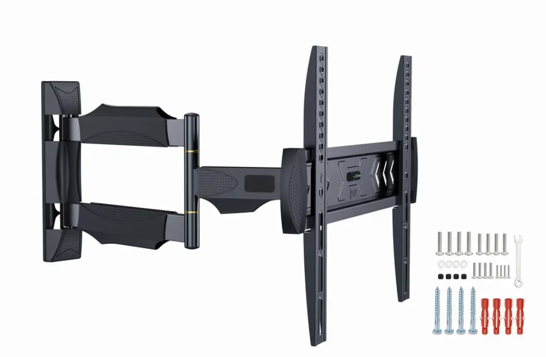 Gembird WM-55ST-02 Full-Motion TV Wandbeugel 32-55" - 30kg - VESA 400x400 - Zwart