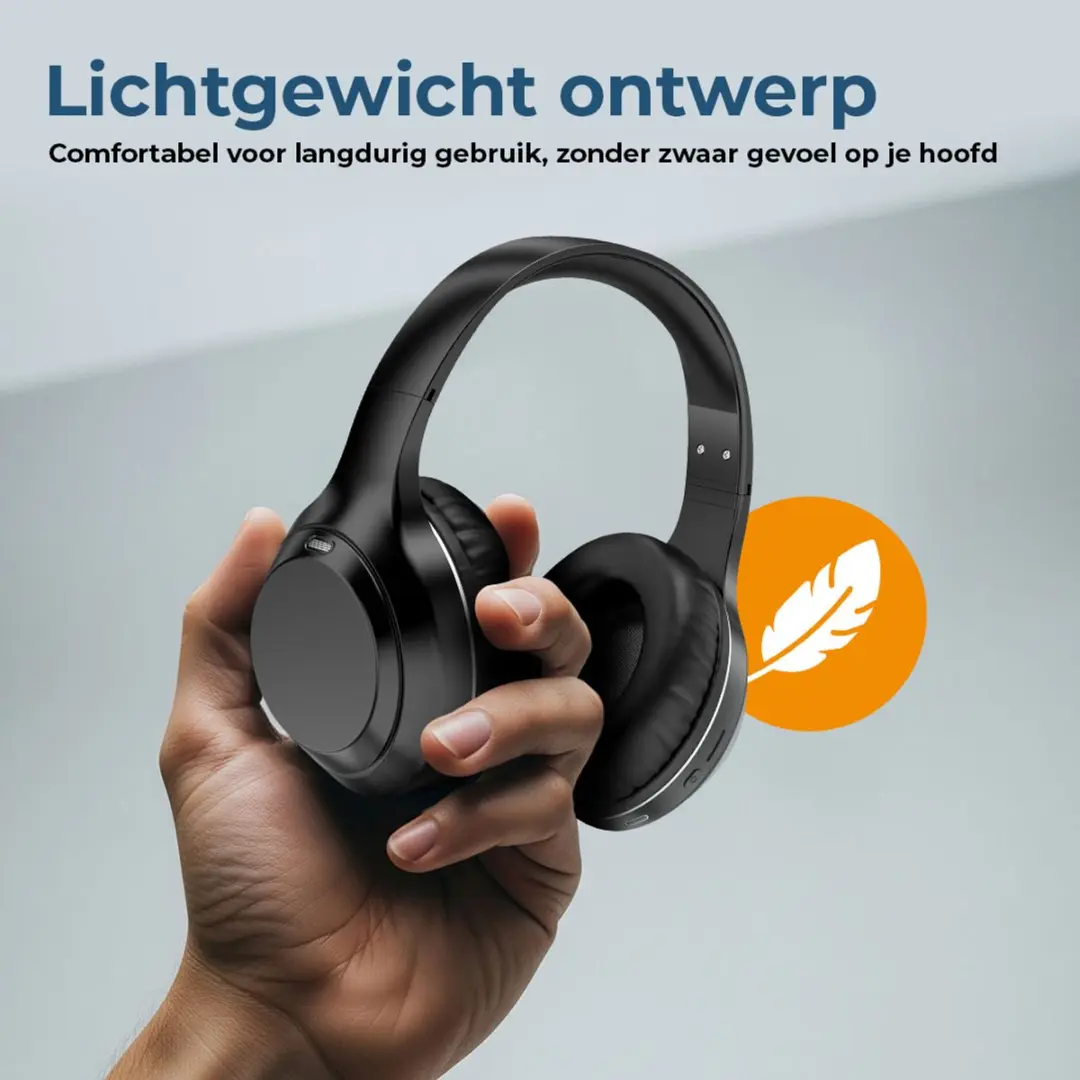 Denver BTN211 Bluetooth Koptelefoon - Noise Cancelling - Zwart