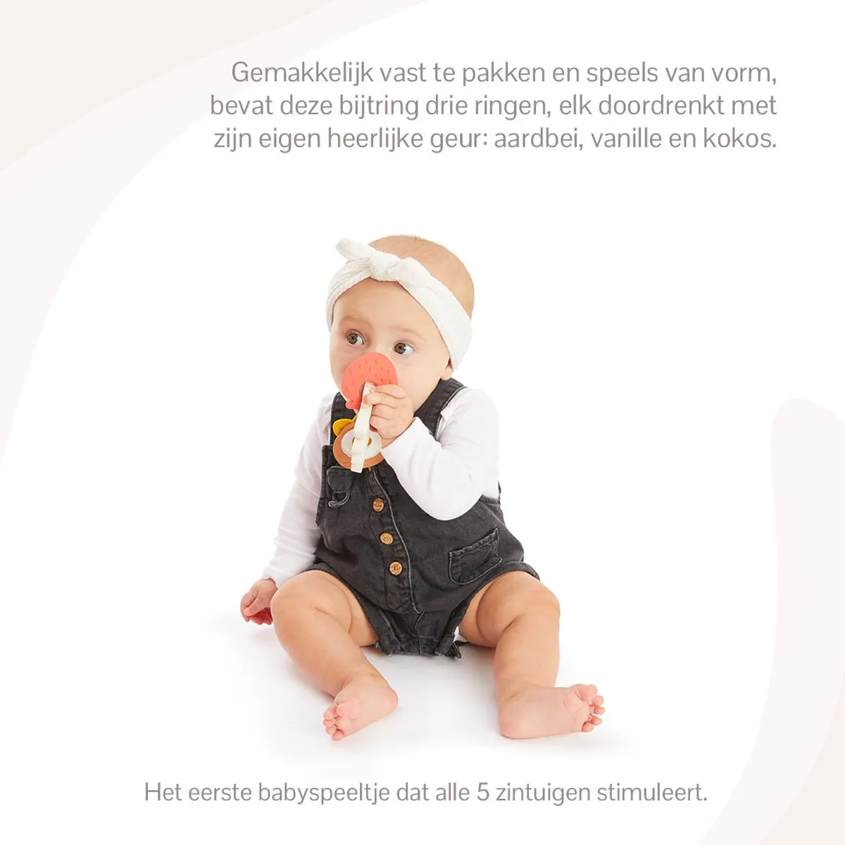 Sophie de Giraf Bijtring 3 Geuren - 5-Senses Collectie - OK-Biobased