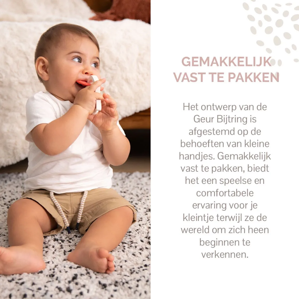 Sophie de Giraf Bijtring 3 Geuren - 5-Senses Collectie - OK-Biobased