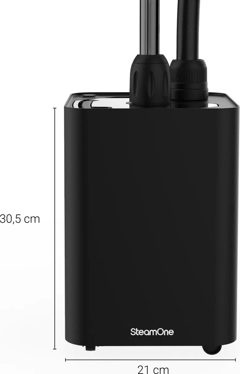 SteamOne Henri 2 EUJK300B Kledingstomer - 2000W - 1.8L - Zwart