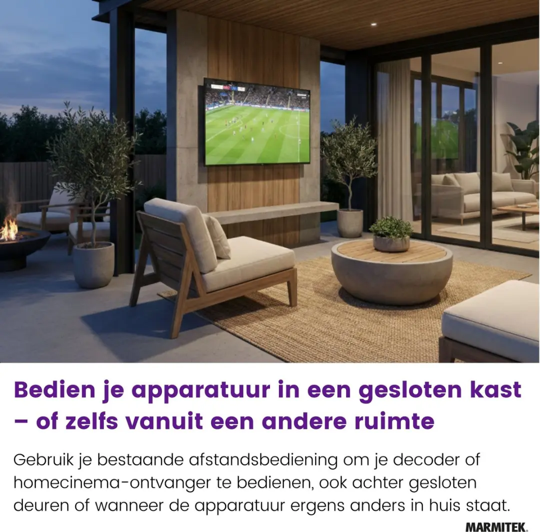 Marmitek IR Control 10 XTRA Infrarood Verlenger - 300m - o.a. Sony/Philips
