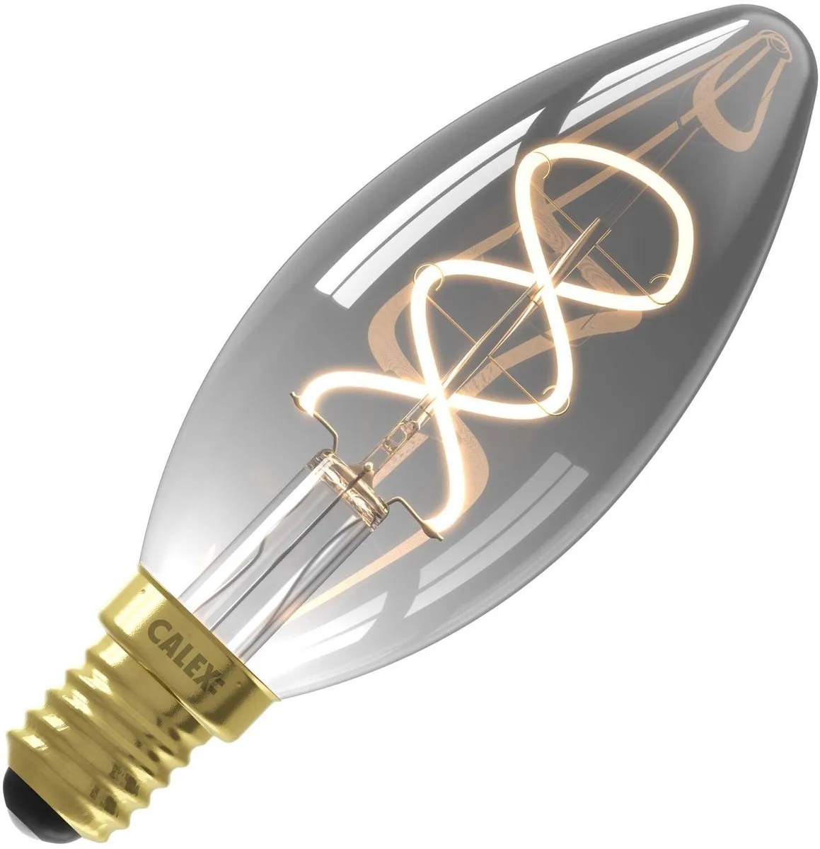 Calex Lichtbron B Kaars Rookglas - 1800K - afbeelding 6 van 6