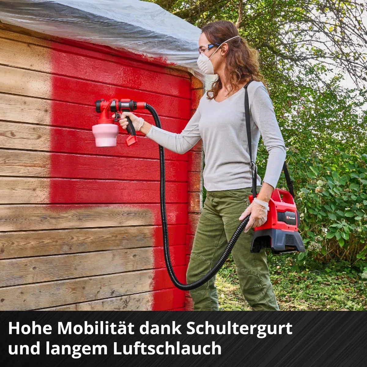 Einhell Accu Verfspuit TE-SY 18/90 Li Solo - 1200ml - 1000ml/min