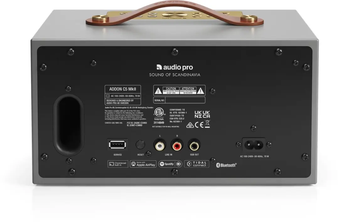 Audio Pro C5 MkII Actieve Luidspreker 50W - 4" Woofer - Grijs