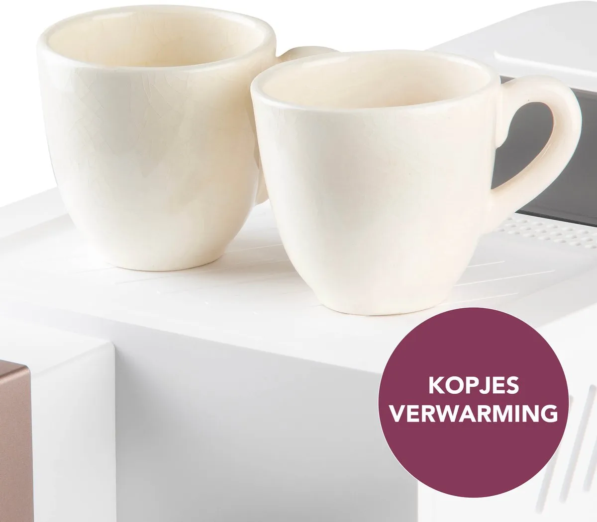 Domo DO742K Volautomatische Espressomachine - 4 Koffiesoorten - 19 Bar - Wit