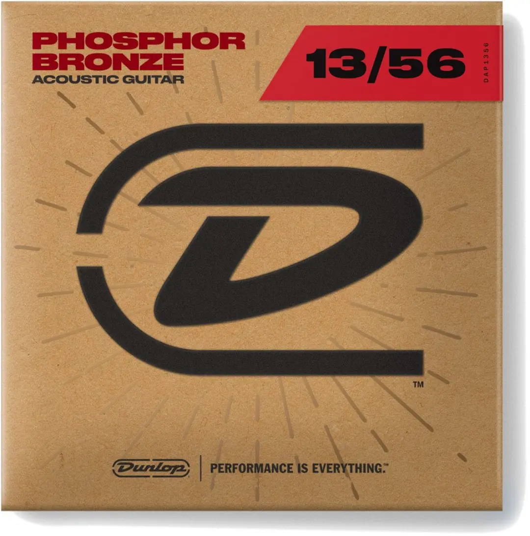 Dunlop DAP1356 Phosphor Bronze Medium Snarenset - 6 Stuks