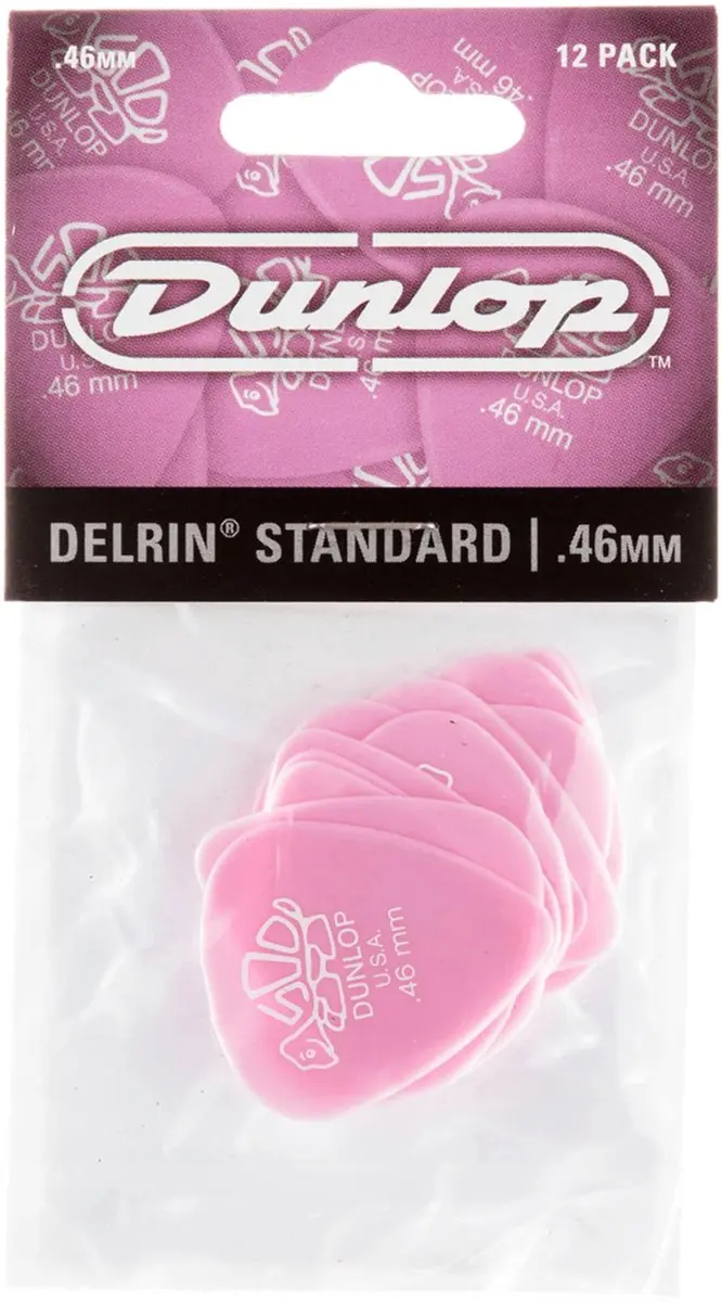 Dunlop 41P46 Delrin Plectrum 0.46mm