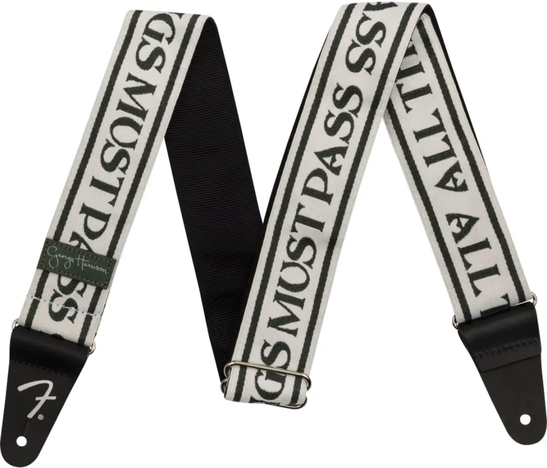 Fender George Harrison All Things Must Pass Logo Strap - Gitaarband Wit