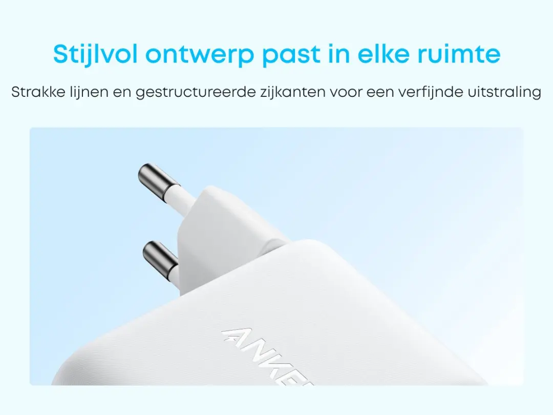 Anker Zolo A121EG11 Wired Charger 50W - 2C2A - o.a. Samsung/Apple
