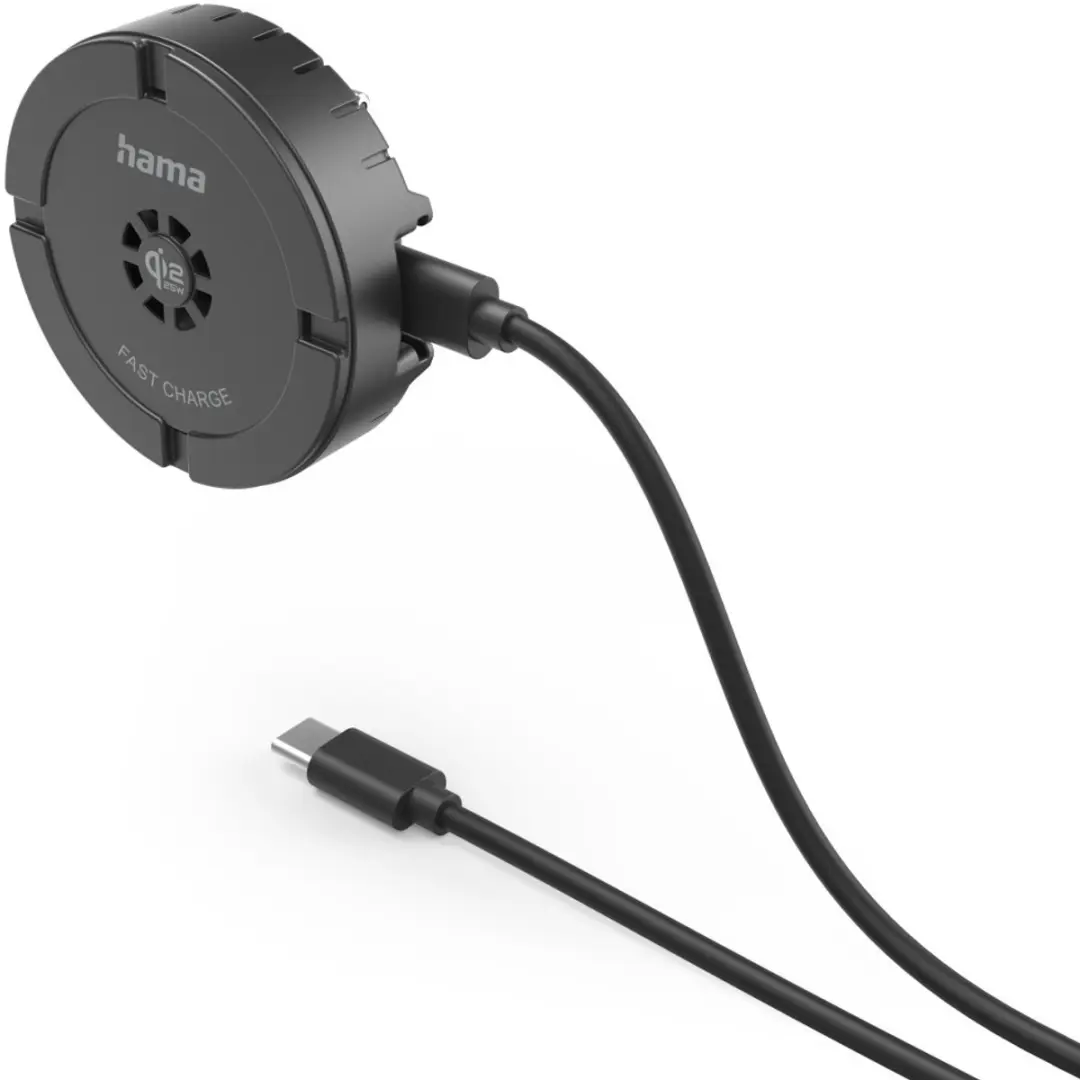 Hama Draadloze Qi2 Lader 25W - Magsafe - Zwart