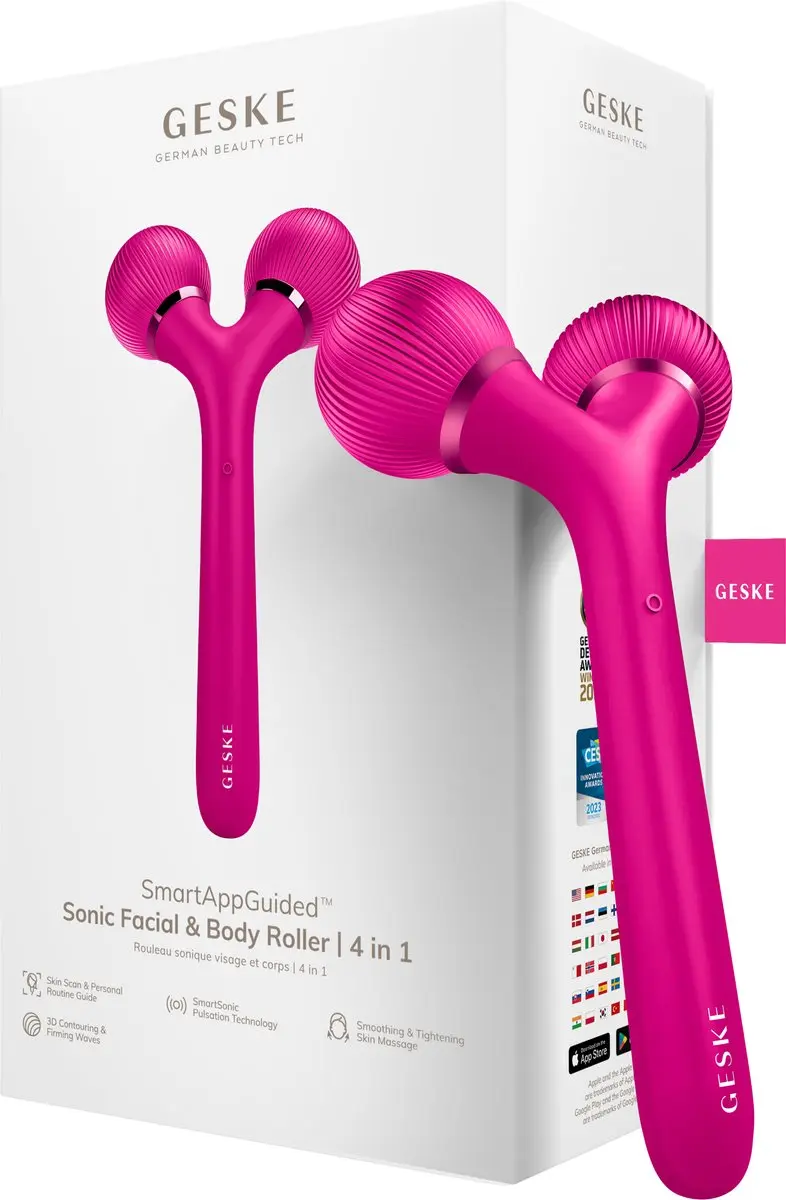 GESKE SmartAppGuided Sonic Facial & Body Roller GK000041MG01
