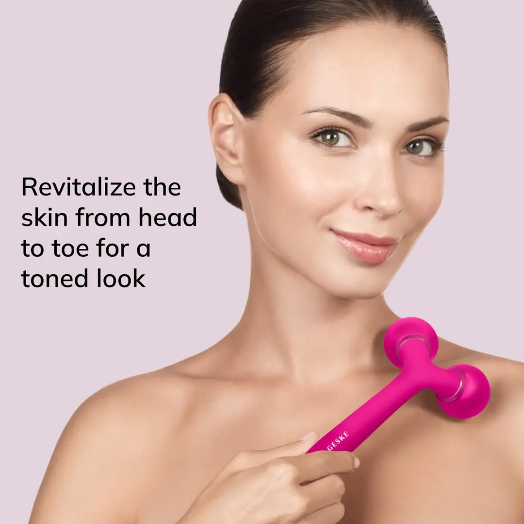 GESKE SmartAppGuided Sonic Facial & Body Roller GK000041MG01 - Magenta