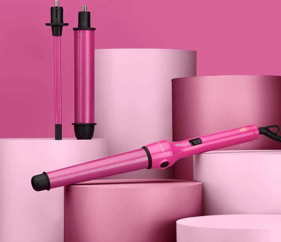 Lee Stafford Magic Wands Krultang - Hot Pink - 3 Opzetstukken