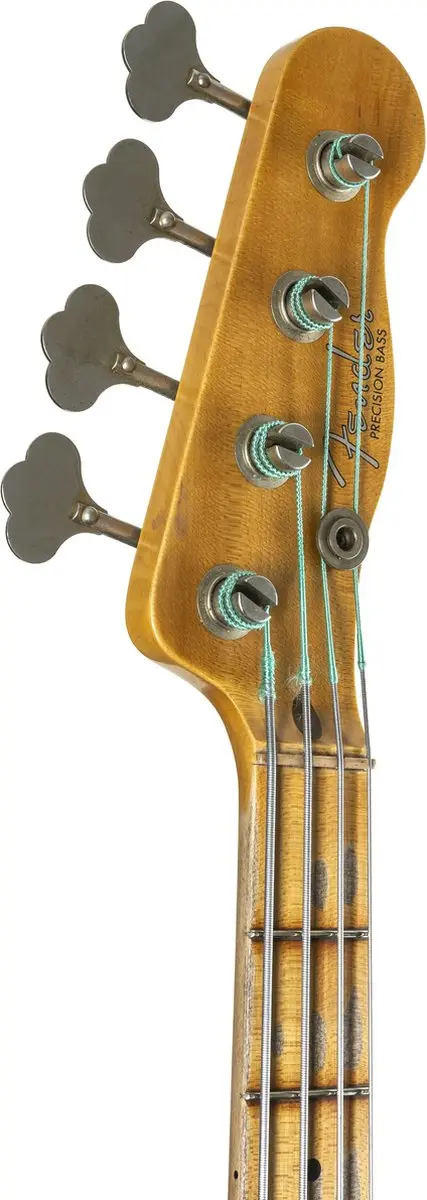 Fender '54 Precision Bass Journeyman - 6 Snaren - Aged White Blonde