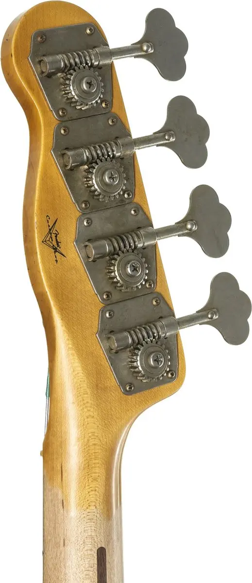 Fender '54 Precision Bass Journeyman - 6 Snaren - Aged White Blonde