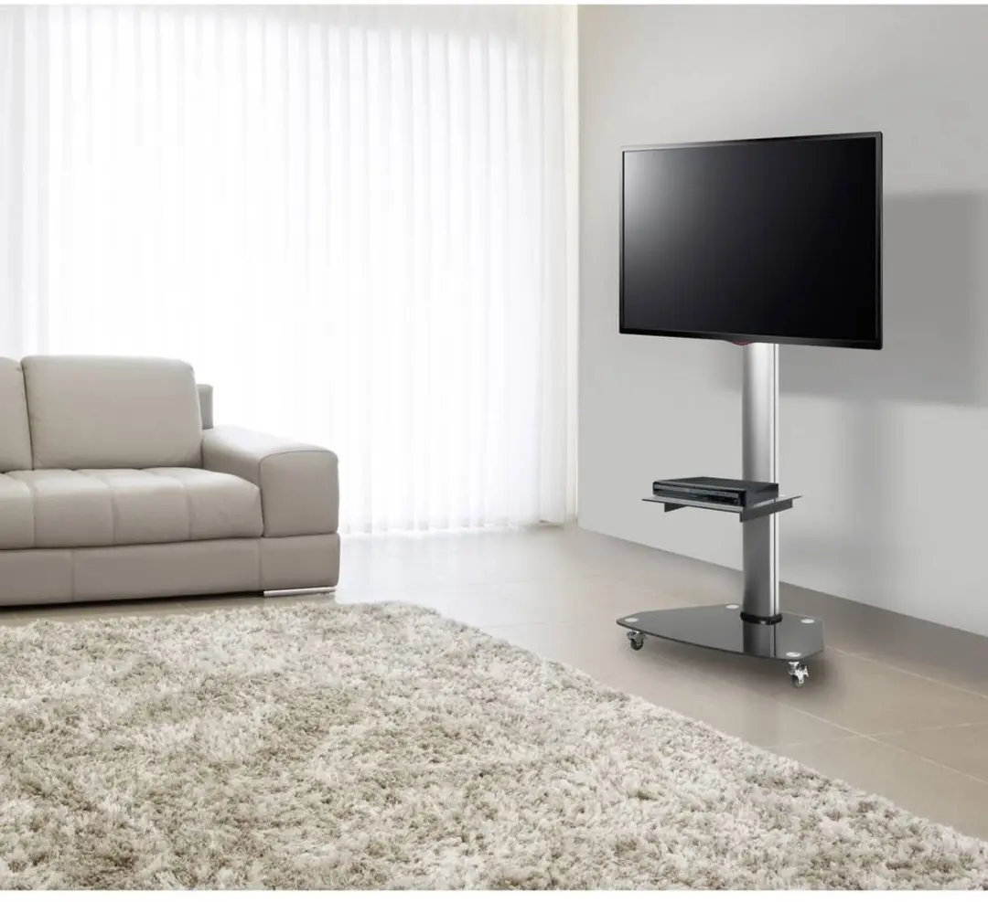 SpeaKa Professional SP-TVRW-01 TV-houder op wieltjes - 32-55" - Zwart/Zilver