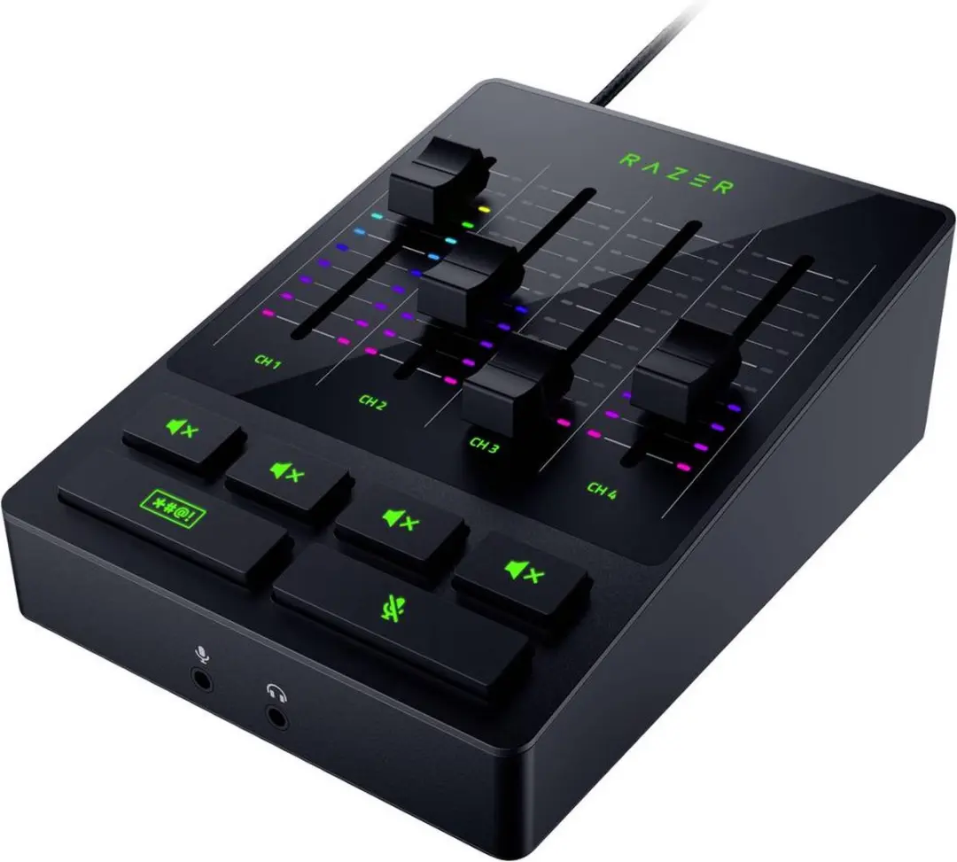Razer Audio Mixer RZ19-03860100-R3M1 - 4 Kanalen - Zwart