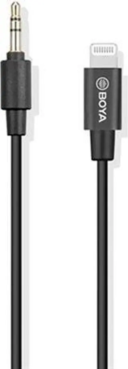 Boya BY-M2D Duo Lavalier Microfoon - iOS/Zwart - afbeelding 6 van 6