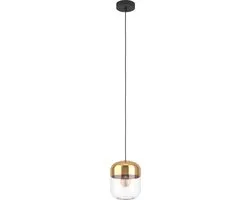 Eglo Maryvilla Hanglamp E27 - Ø17cm - Goud/Zwart
