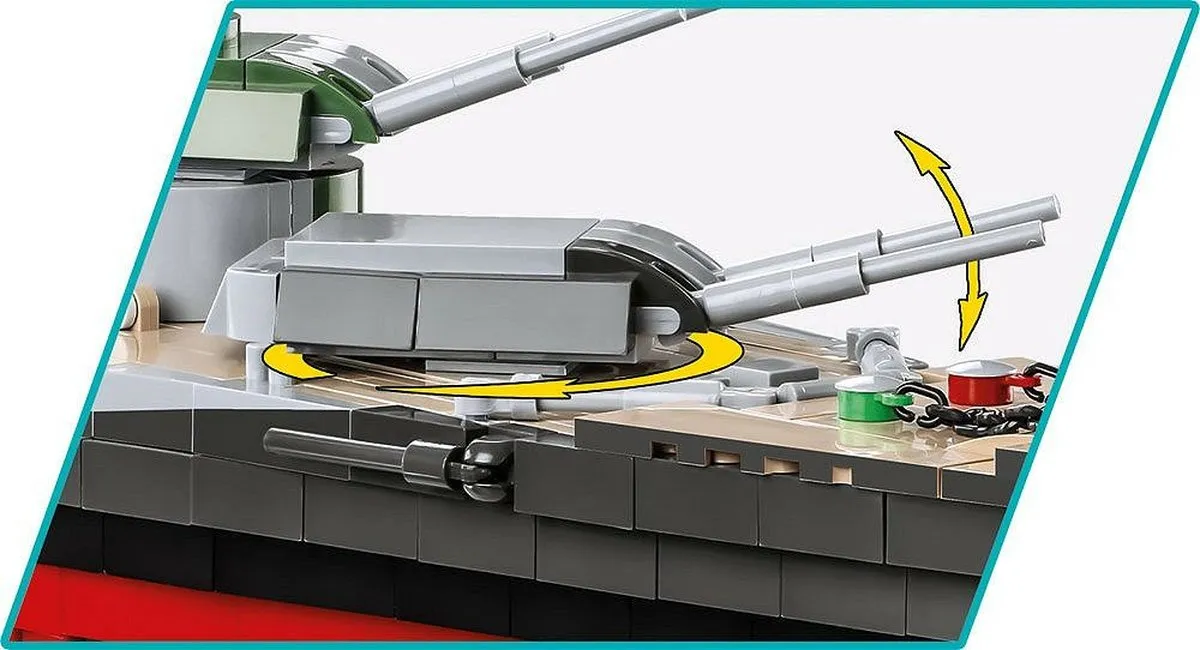 Cobi Slagschip Tirpitz - 2810 Onderdelen - Meerkleurig