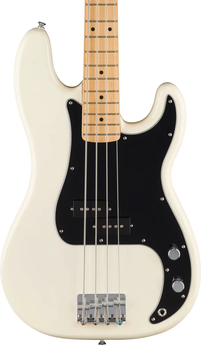 Fender Standard Precision Bass - 4 Snaren - Olympic White