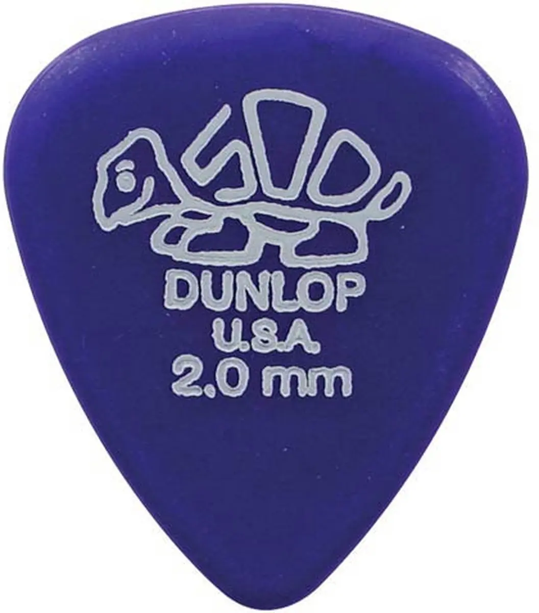 Dunlop 41-R-200 Delrin Plectra 2.00mm
