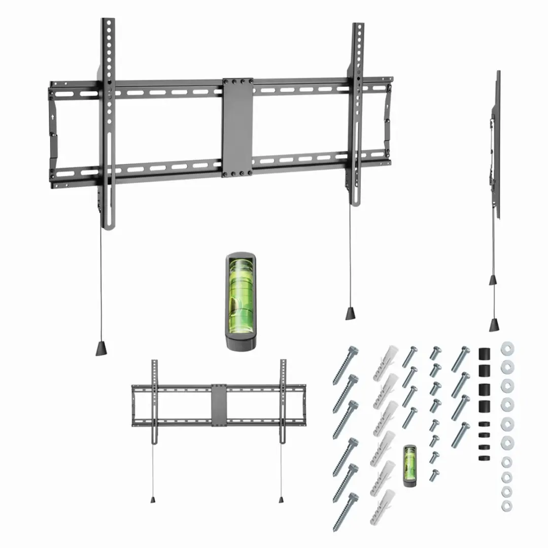 Gembird WM-90F-01 Vaste TV Wandbeugel 43-90" - Zwart