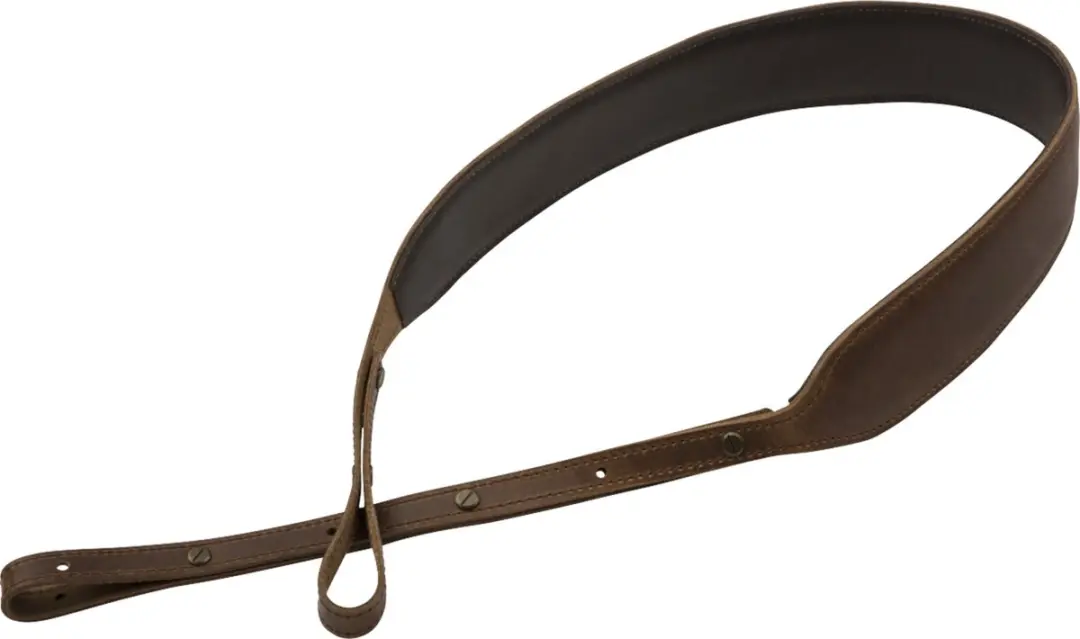 Fender Paramount Leren Banjo Gitaarband - Bruin