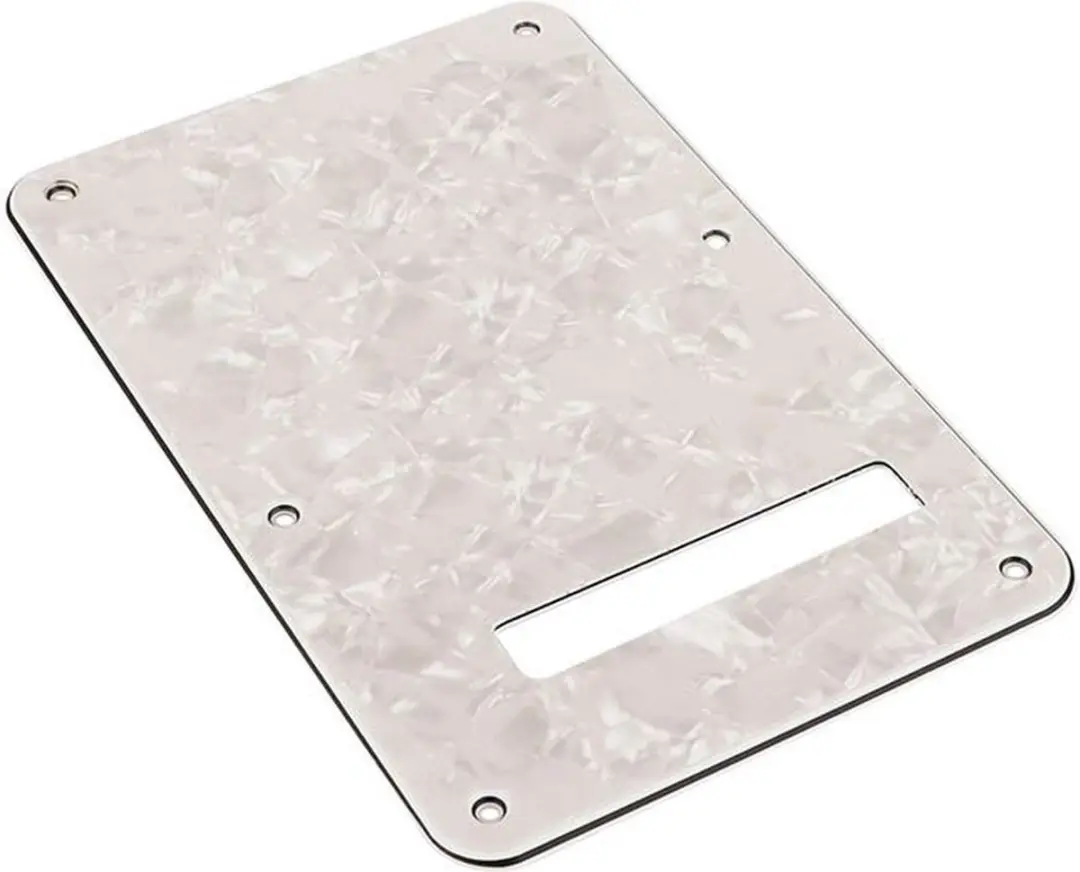 Fender Stratocaster Back Plate 4-ply Wit