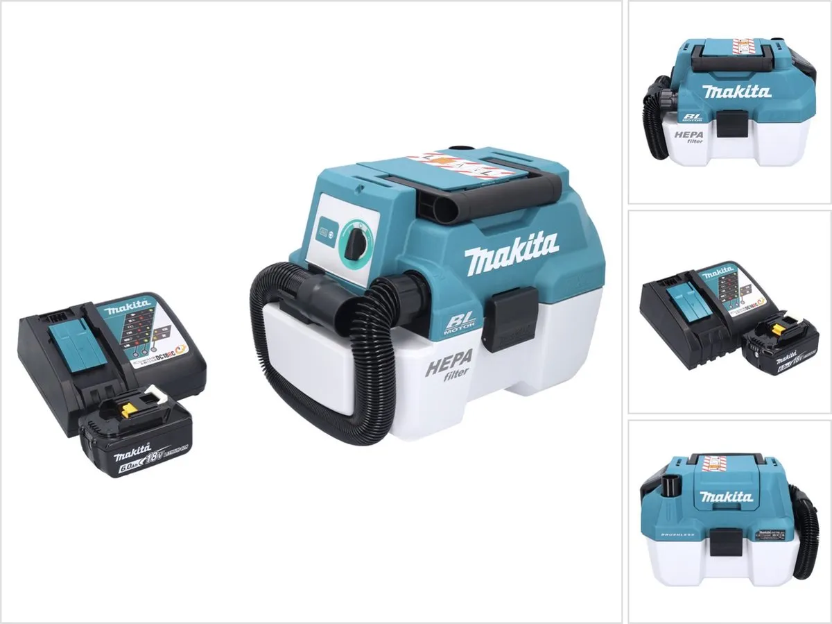 Makita DVC750LZ Accustofzuiger LXT 18V