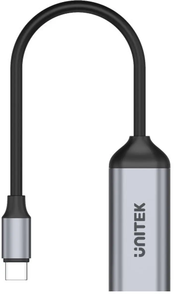 UNITEK V1420A USB-C naar 2x HDMI 4K MST Adapter - Grijs
