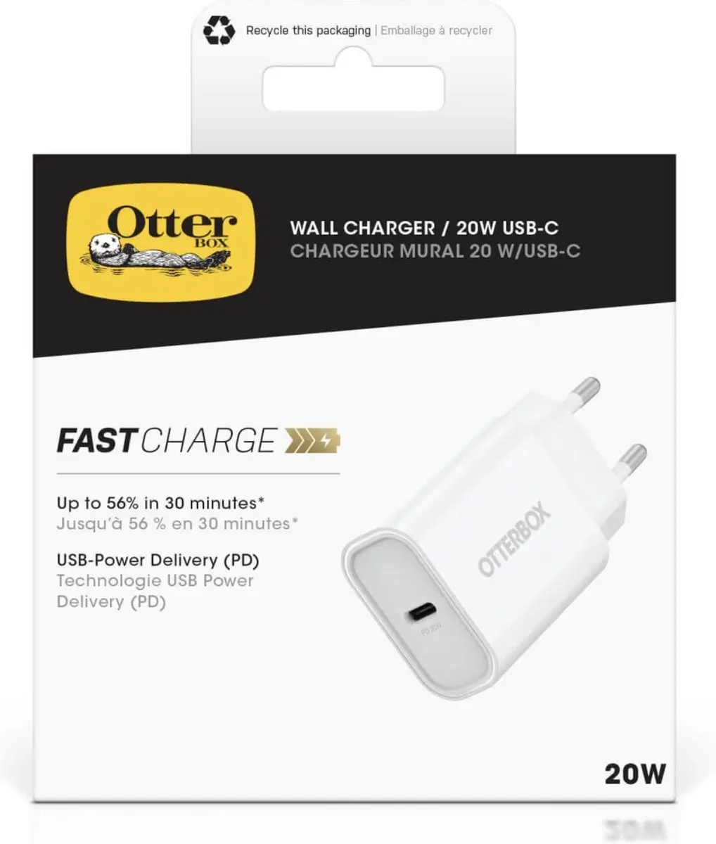 OtterBox 78-81340 USB-C Oplader 20W - Wit