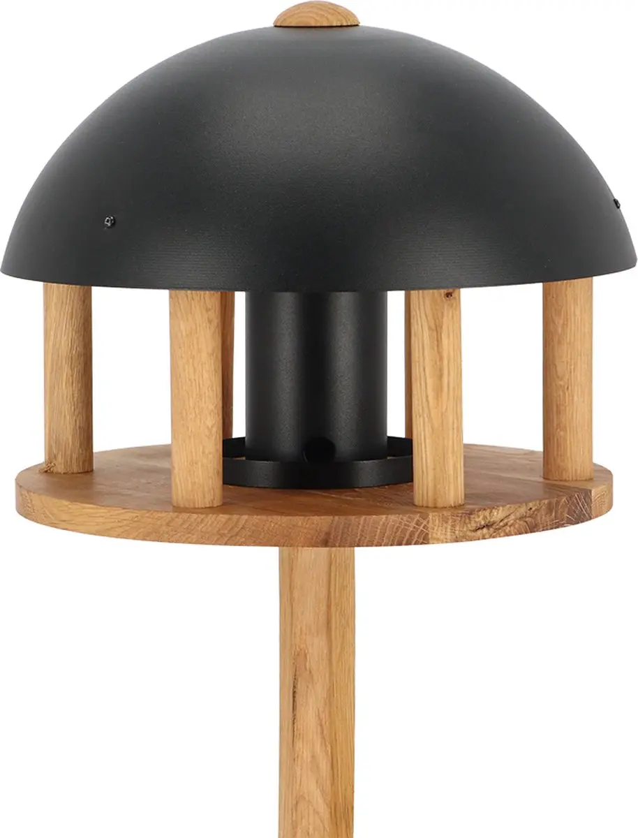 Esschert Design Voedertafel op voet - Zwart