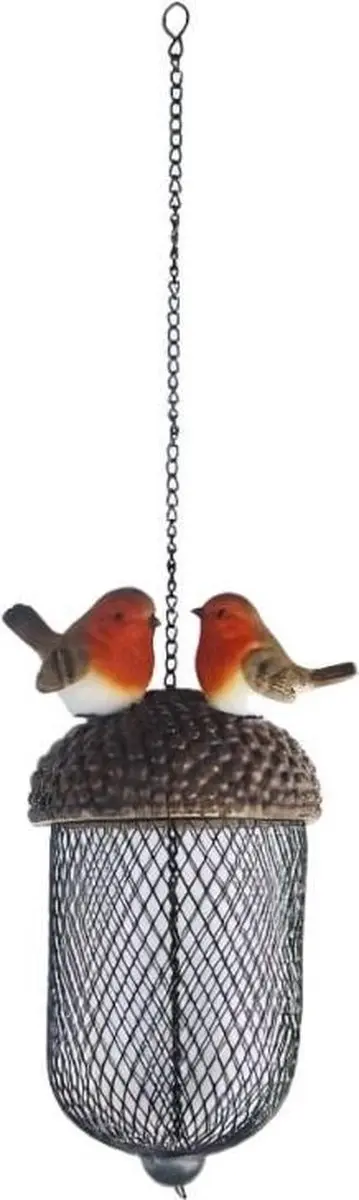 Esschert Design Vogelvoederhuis 13,5x22,2cm - Bruin - afbeelding 2 van 2