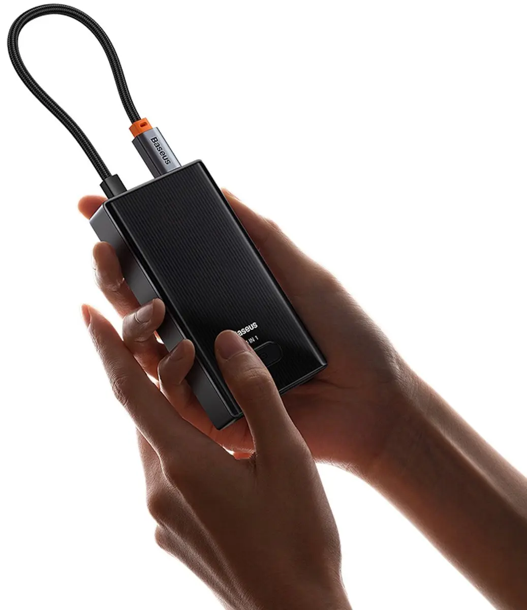 Baseus PioneerJoy USB-C Hub - 4x USB-A 3.0 - Grijs