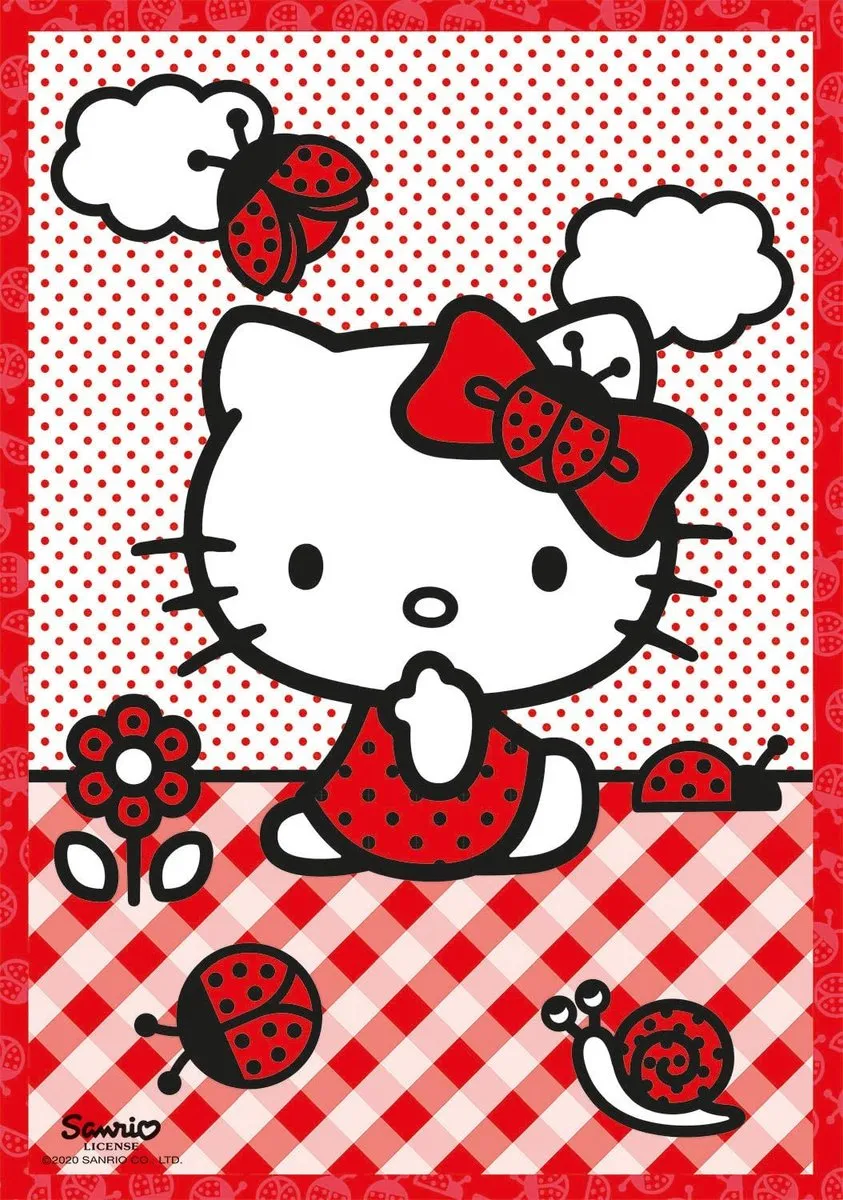 Clementoni Hello Kitty 3D Puzzel 104 Stuks - 23,5x33,5cm - Multicolor