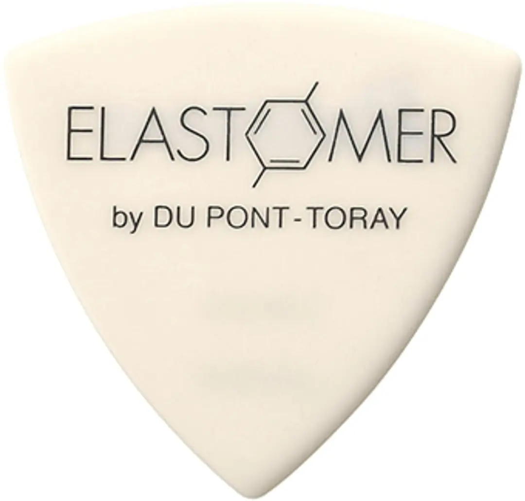 Ibanez BEL8HD10 Elastomer Triangle Plectrumset 1.0mm - Wit - 3 Stuks