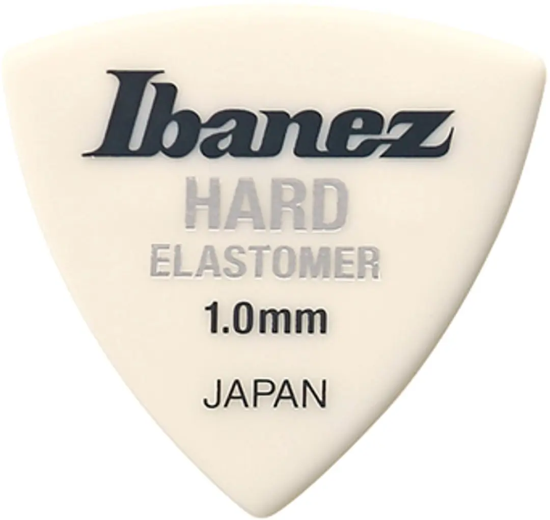 Ibanez BEL8HD10 Elastomer Triangle Plectrumset 1.0mm - Wit - 3 Stuks