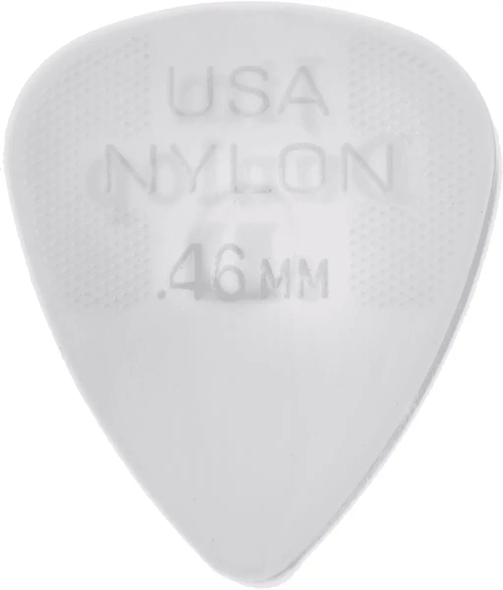 Dunlop Nylon Standard .46 Plectrum - 12 Stuks Wit
