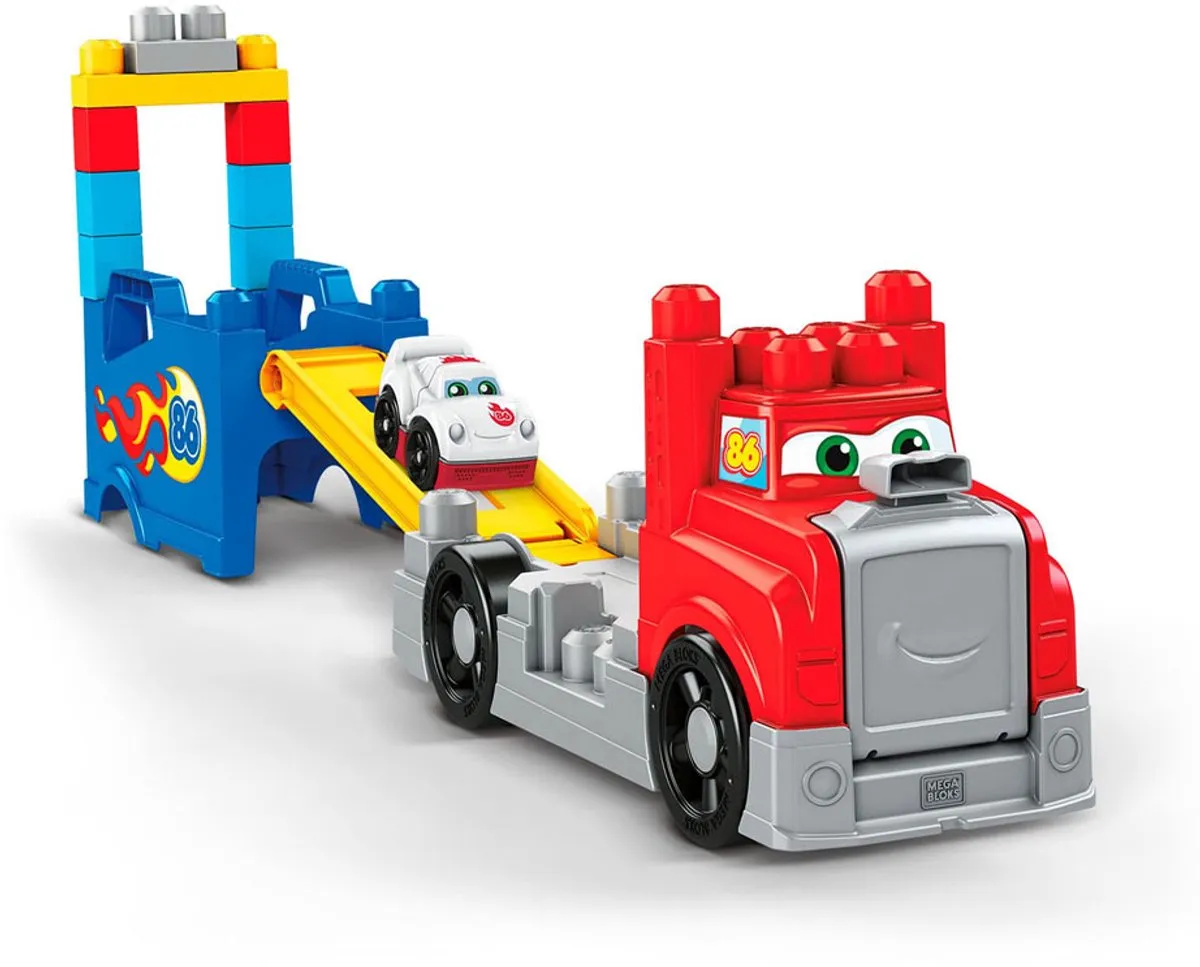 Mega Bloks Storytelling Bouw & Race Rig - 11 Stukken - Meerkleurig