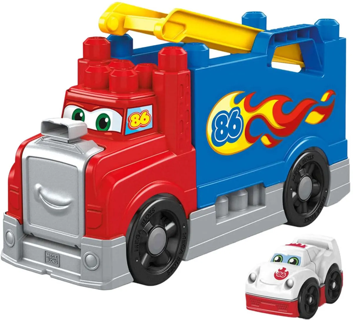 Mega Bloks Storytelling Bouw & Race Rig - 11 Stukken - Meerkleurig