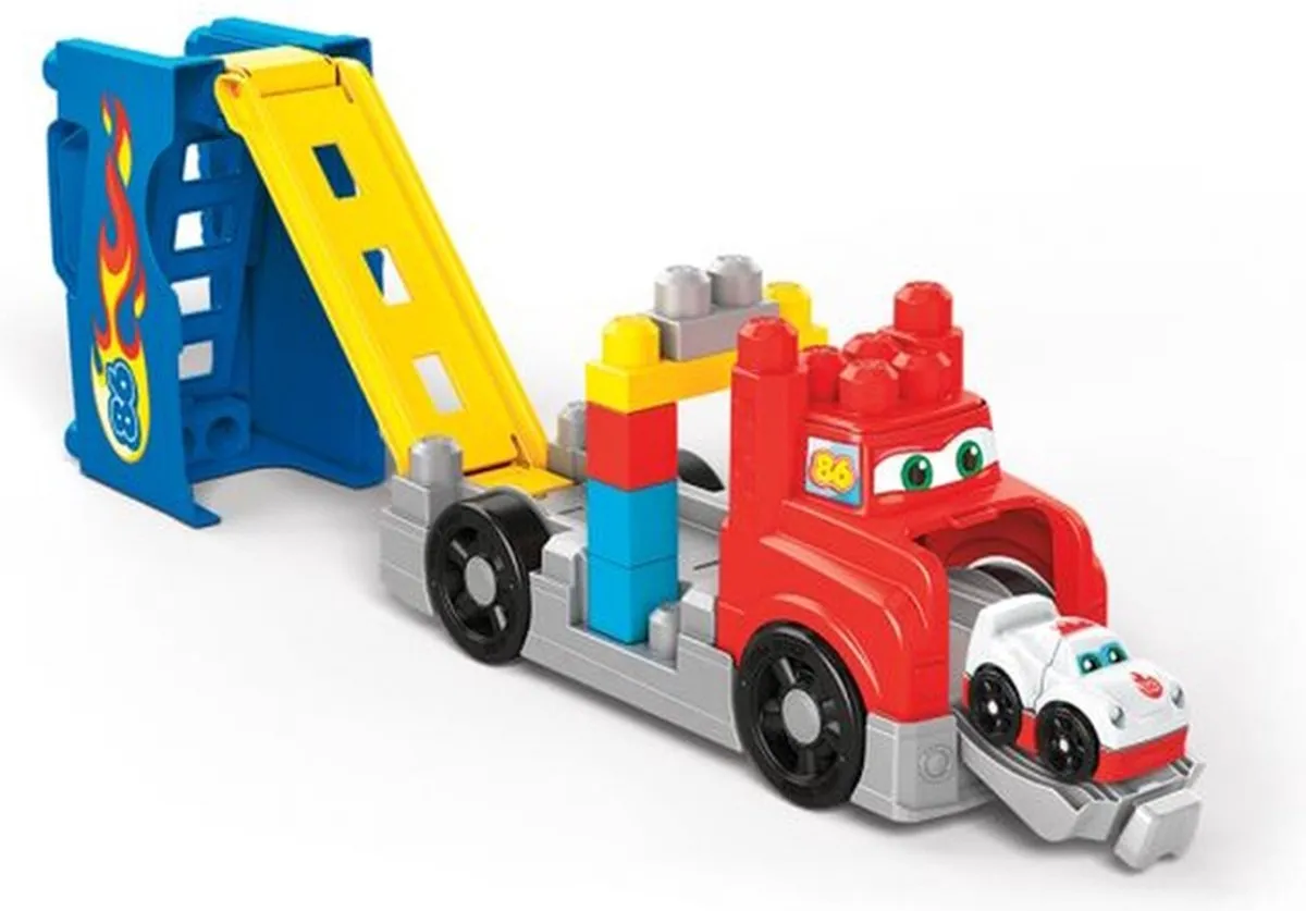 Mega Bloks Storytelling Bouw & Race Rig - 11 Stukken - Meerkleurig