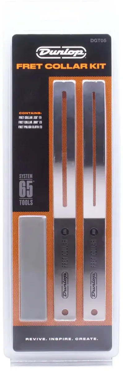 Dunlop DGT05 System 65 Fret Collars - Staal