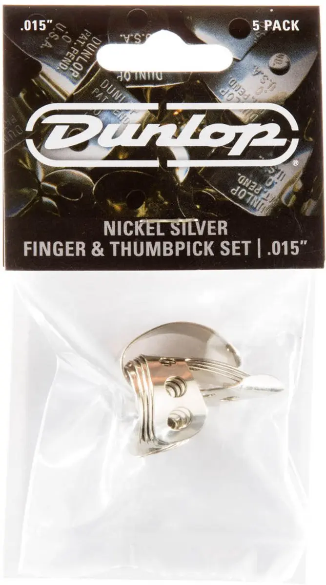 Dunlop Tube Fingerpicks Players Pakket 0,15"