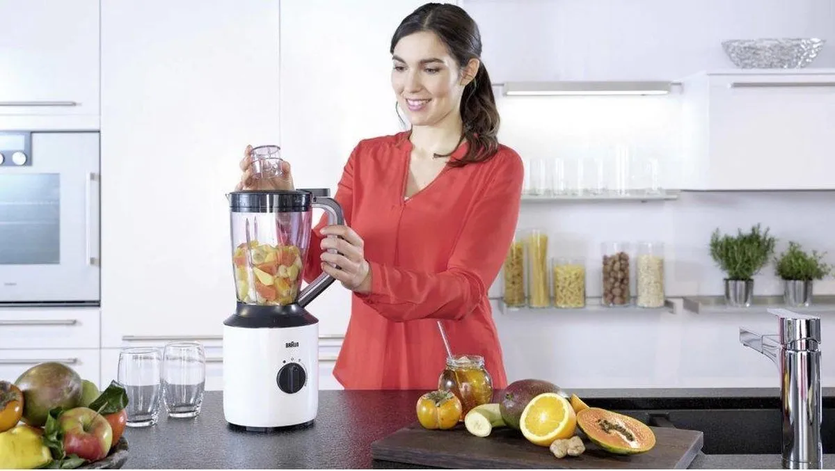 Braun PowerBlend 3 JB3150WH Blender - 800W - Wit