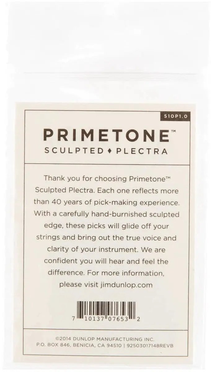 Dunlop Jim Dunlop 510P1.0 Primetone Plectrumset - 3 Stuks